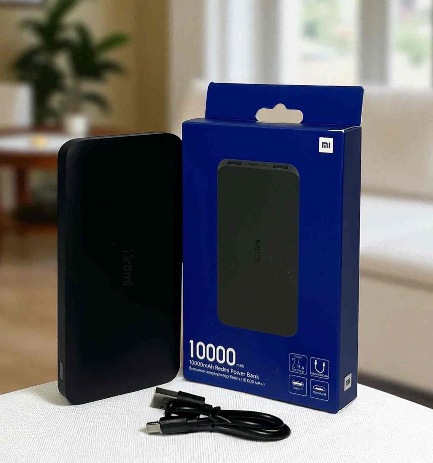 پاوربانک شیائومی مدل Redmi power ظرفیت 10000میلی آمپر ساعت