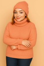 تونیک بافت یقه شل - تصویر 5